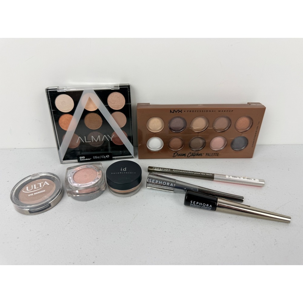 Makeup Lot NYX Dream Catcher Almay Palette Loreal BareMinerals Sephora Eyeliner - Picture 1 of 14